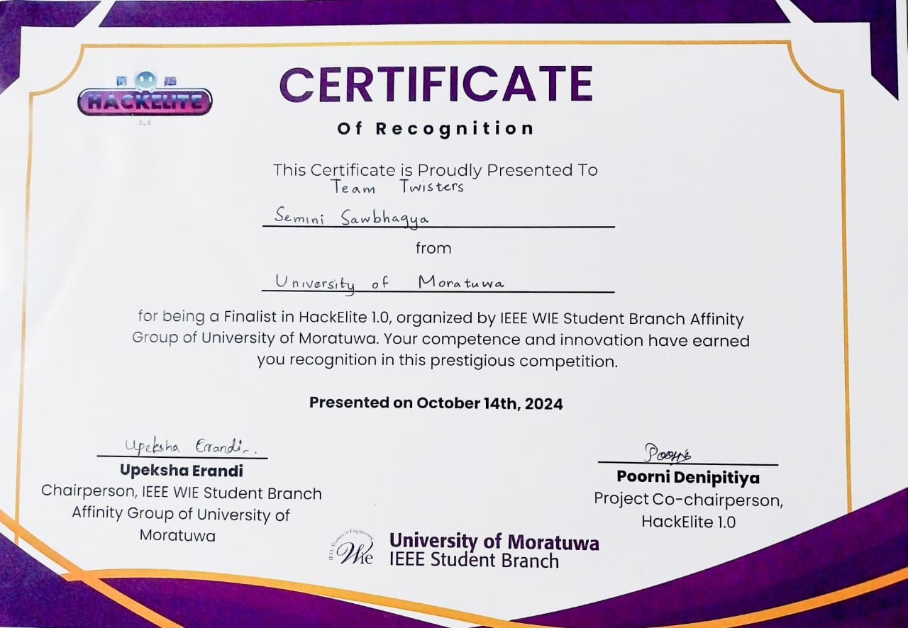 HackElite 1.0 2024 - Top 7 image 2